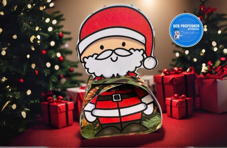 Papai Noel box – lembrancinha Papai Noel box