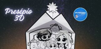 Presépio 3D faça você mesmo Presépio 3D faça você mesmo!