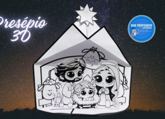 Presépio 3D faça você mesmo! Presépio 3D faça você mesmo!