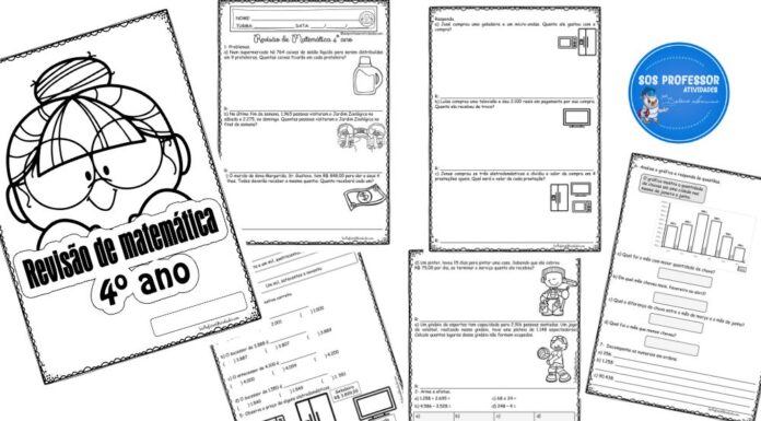 Revisão de matemática 4° ano Revisão de matemática 4º ano