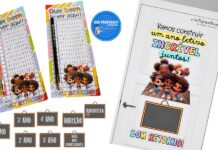 Volta às aulas Lembrancinha e placa de porta Volta às aulas Lembrancinha e placa de porta