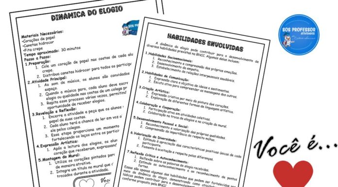 Volta às aulas – Dinâmica do Elogio Volta às aulas - Dinâmica do Elogio