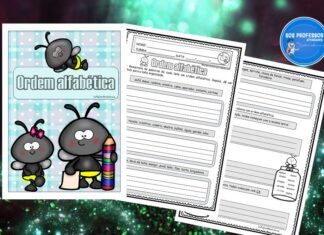 Atividade de Ordem alfabética Atividade de Ordem alfabética