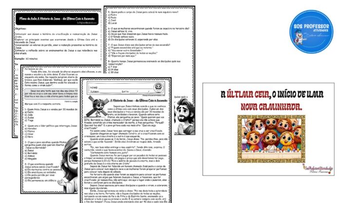 História de Jesus, da última ceia a ascensão