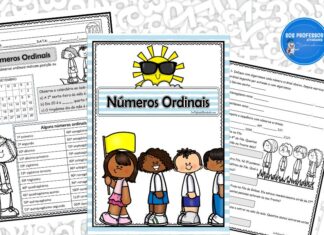 Atividade com Números Ordinais Atividade com números ordinais