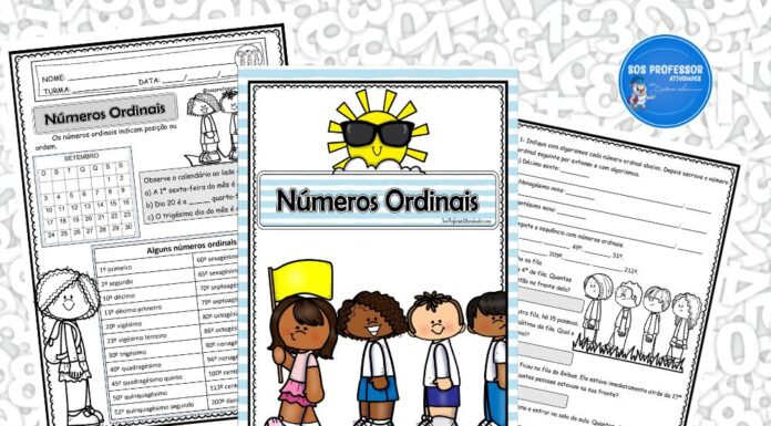 Atividade com Números Ordinais Atividade com números ordinais