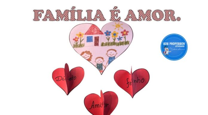 Dia da Família – Painel coração