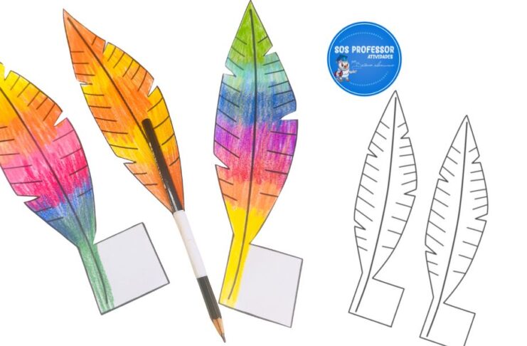 Lápis Pena: Arte no Ensino Fundamental para o Dia dos Povos Indígenas lápis pena