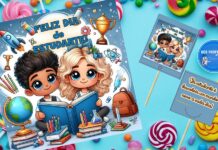 Dia do Estudante – Cartaz e pirulito Dia do Estudante - Cartaz e pirulito