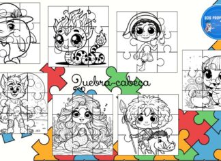 Quebra-Cabeças de Personagens do Folclore Brasileiro para Crianças Quebra-Cabeças de Personagens do Folclore Brasileiro para Crianças