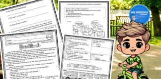 Bicicletando – Revisão com atividades de Interpretação e Gramática Revisão com Atividades de Interpretação e Gramática com o Texto "Bicicletando"