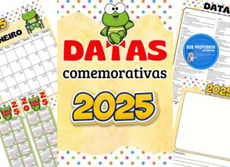 Calendários e Datas Comemorativas 2025 Calendários e Datas Comemorativas 2025