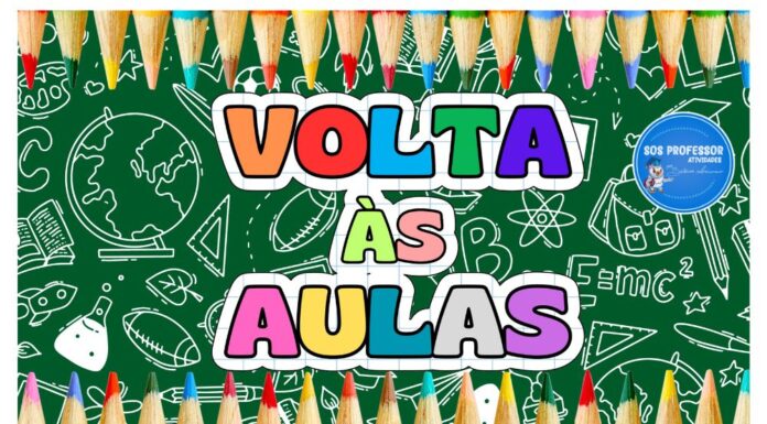 Cartaz Volta às aulas – Lápis Cartaz Volta às aulas - Lápis