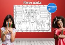 Cartaz de Boas-Vindas 2º Semestre – Pintura coletiva Cartaz de Boas-Vindas 2º Semestre - Pintura coletiva