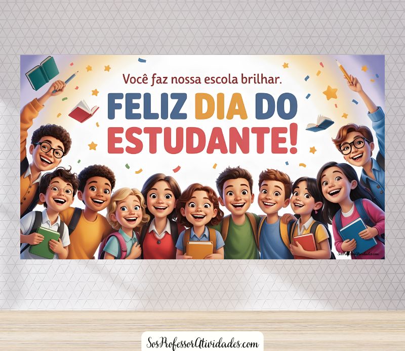 Cartaz Dia do Estudante