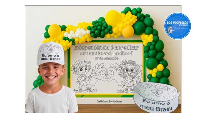 Independência do Brasil – Cartaz e Viseira para Colorir Independência do Brasil Cartaz e viseira para colorir25