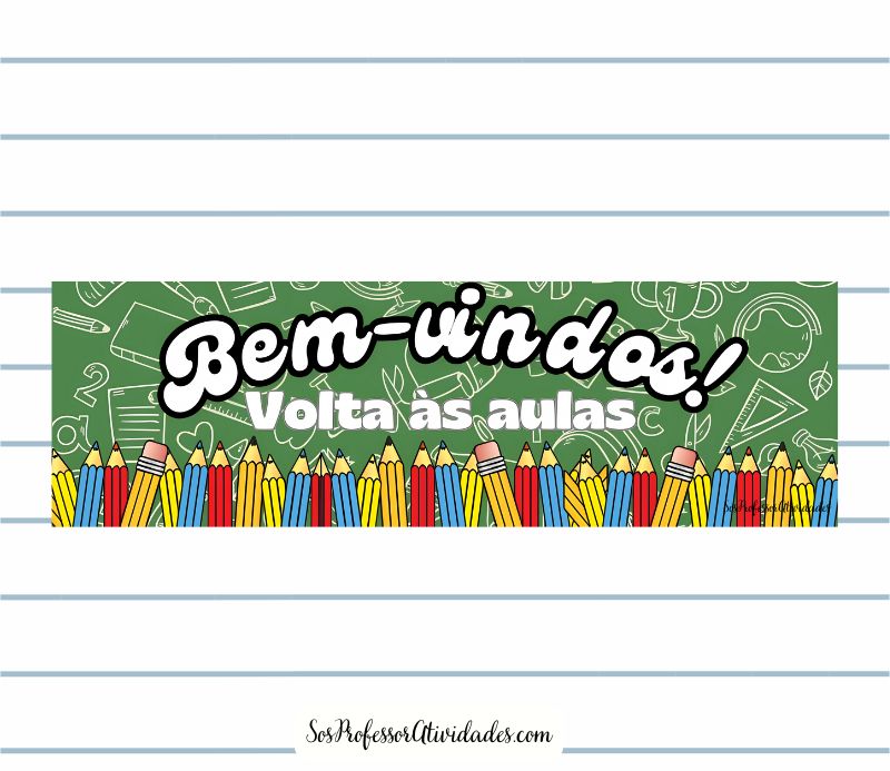 Faixa de Volta às Aulas 