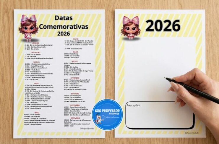 Datas Comemorativas 2026 Datas Comemorativas 2026