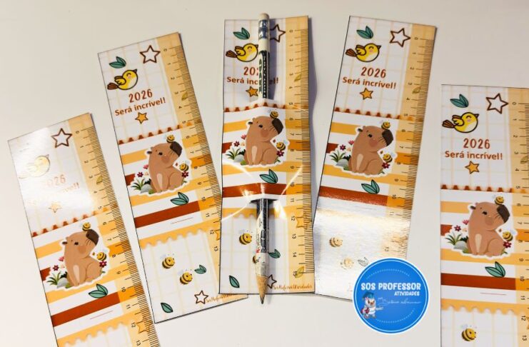 Volta às Aulas 2026: Porta-Lápis de Capivara para Acolher os Alunos no Primeiro Dia