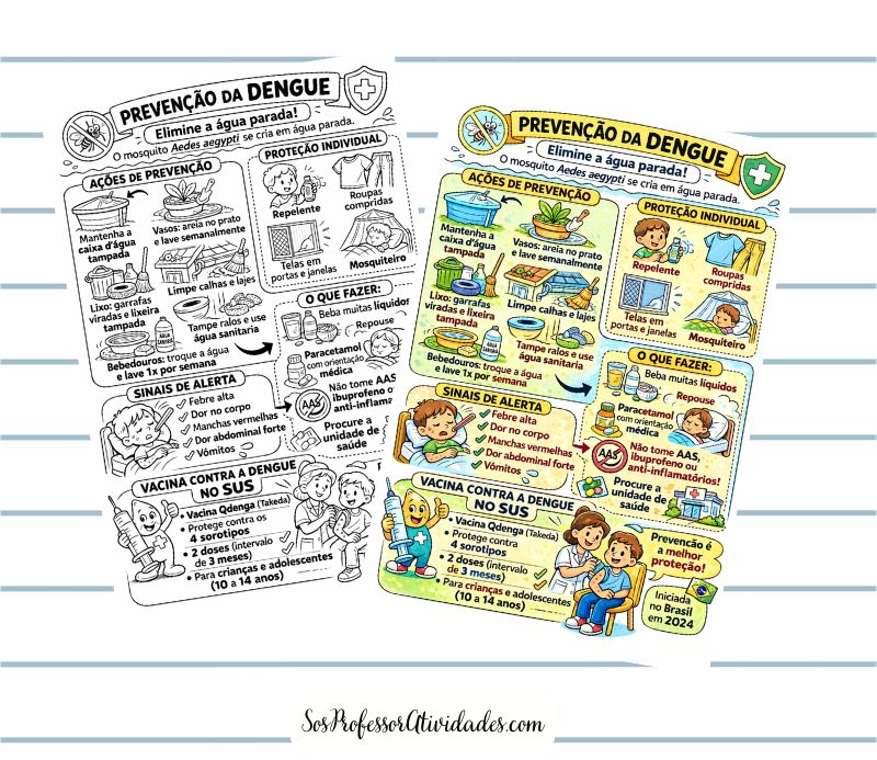 Cartaz de Prevenção à dengue
