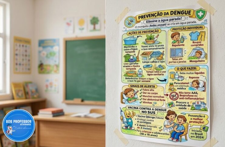 Cartaz de Prevenção à Dengue Cartaz de Prevenção à dengue