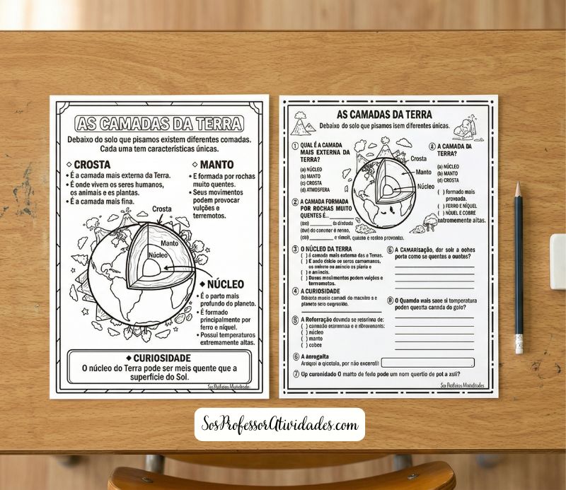 As Camadas da Terra Camadas da Terra