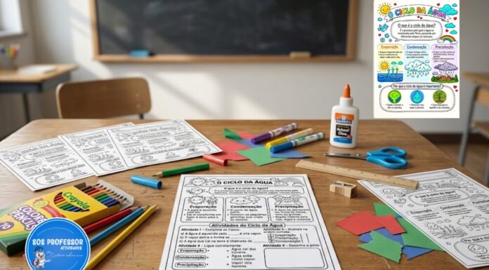 Ciclo da Água Ilustrado Ciclo da água ilustrado