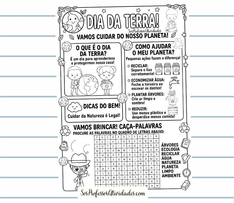 Dia da Terra 22 de abril