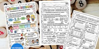 Números Decimais: Atividades e Cartaz Números Decimais: Atividades e Cartaz