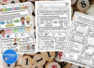 Números Decimais: Atividades e Cartaz Números Decimais: Atividades e Cartaz