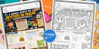 Detetives da Fração: Atividade Matemática 5º Ano Detetives da Fração Atividade Matemática 5º Ano para imprimir