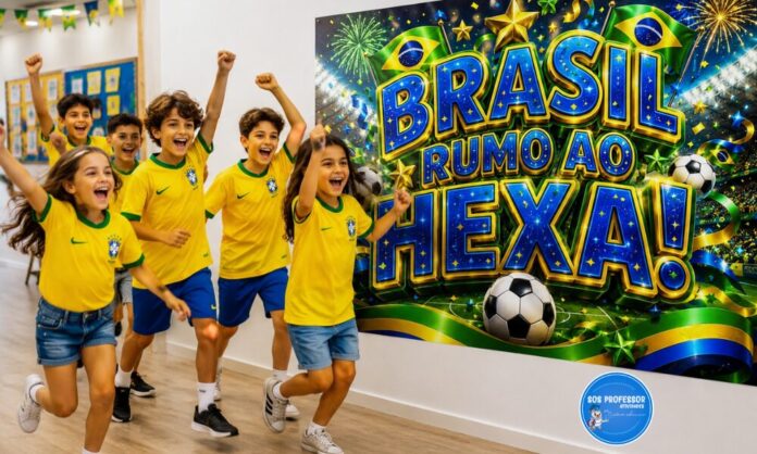 Cartaz Brasil Rumo ao Hexa