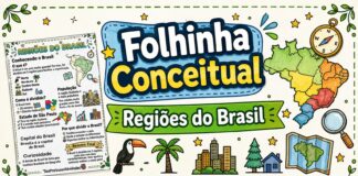 1. Folhinha Conceitual das Regiões do Brasil