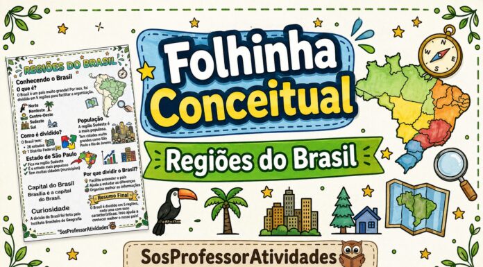 1. Folhinha Conceitual das Regiões do Brasil