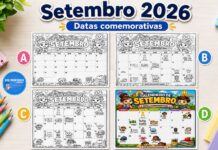 Setembro 2026: Calendário com Datas Comemorativas Setembro 2026