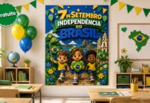 Cartaz 7 de setembro 26: Independência do Brasil Cartaz 7 de Setembro 26