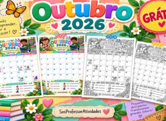 Calendário de outubro 2026 Calendário de outubro 2026