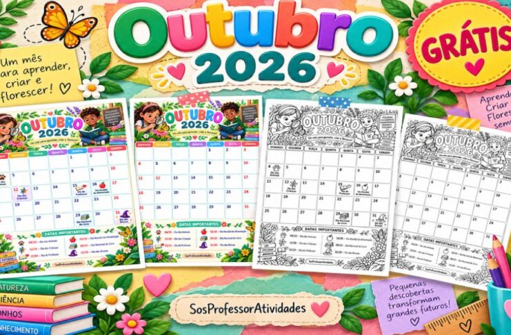 Calendário de outubro 2026 Calendário de outubro 2026