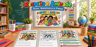 Respeito e Amizade: Atividade Gratuita Respeito e Amizade
