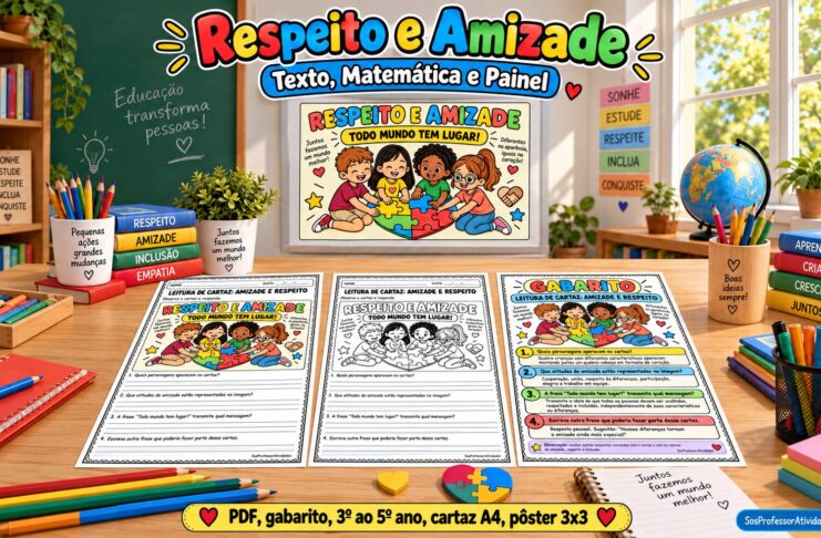 Respeito e Amizade: Atividade Gratuita Respeito e Amizade
